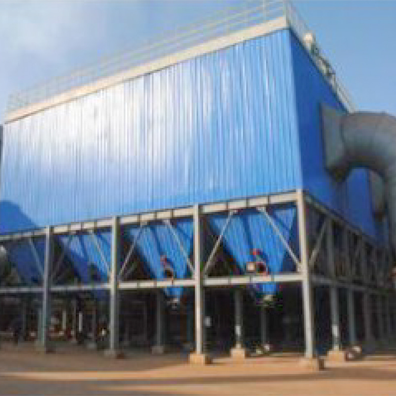 Coletor de pó dedicado para usina de energia